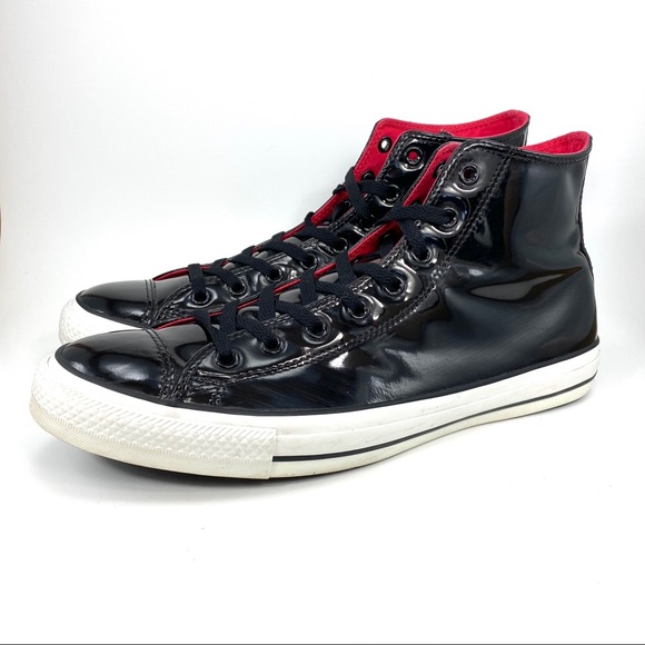 converse patent leather high top